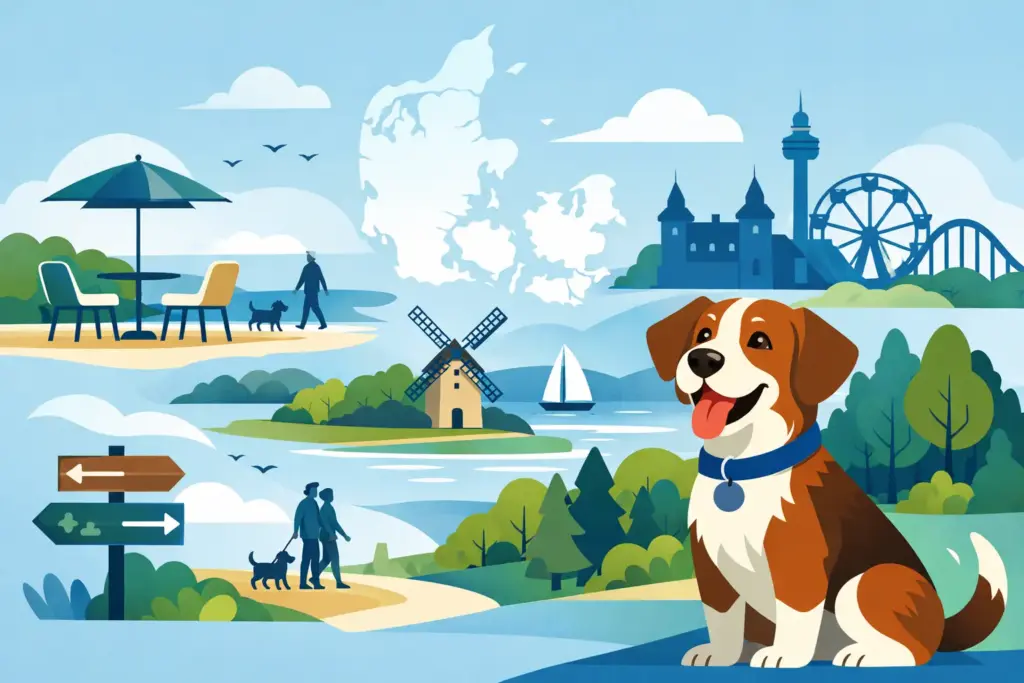 Hvor må hunde komme med i Danmark?