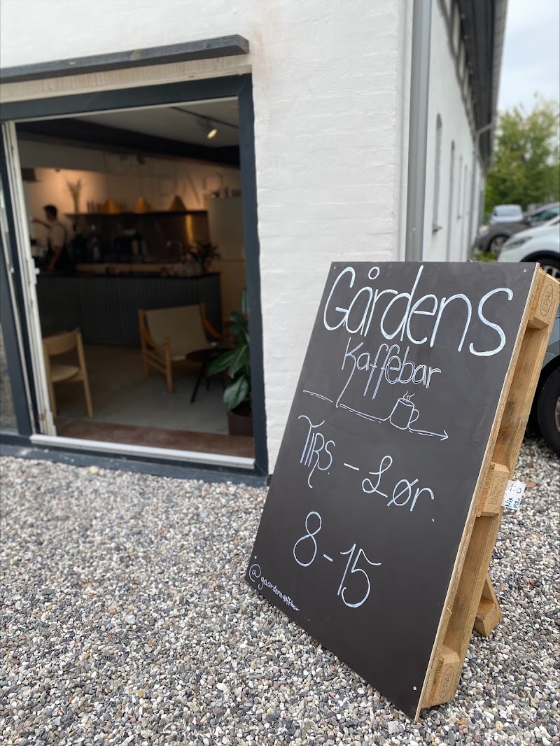 Gårdens kaffebar og café i Lystrup